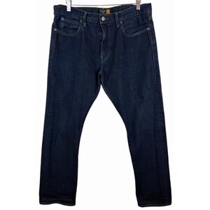 J Crew 770 Straight Men's Jeans Dark Blue Wash Stretch Denim Size‎ 34x30